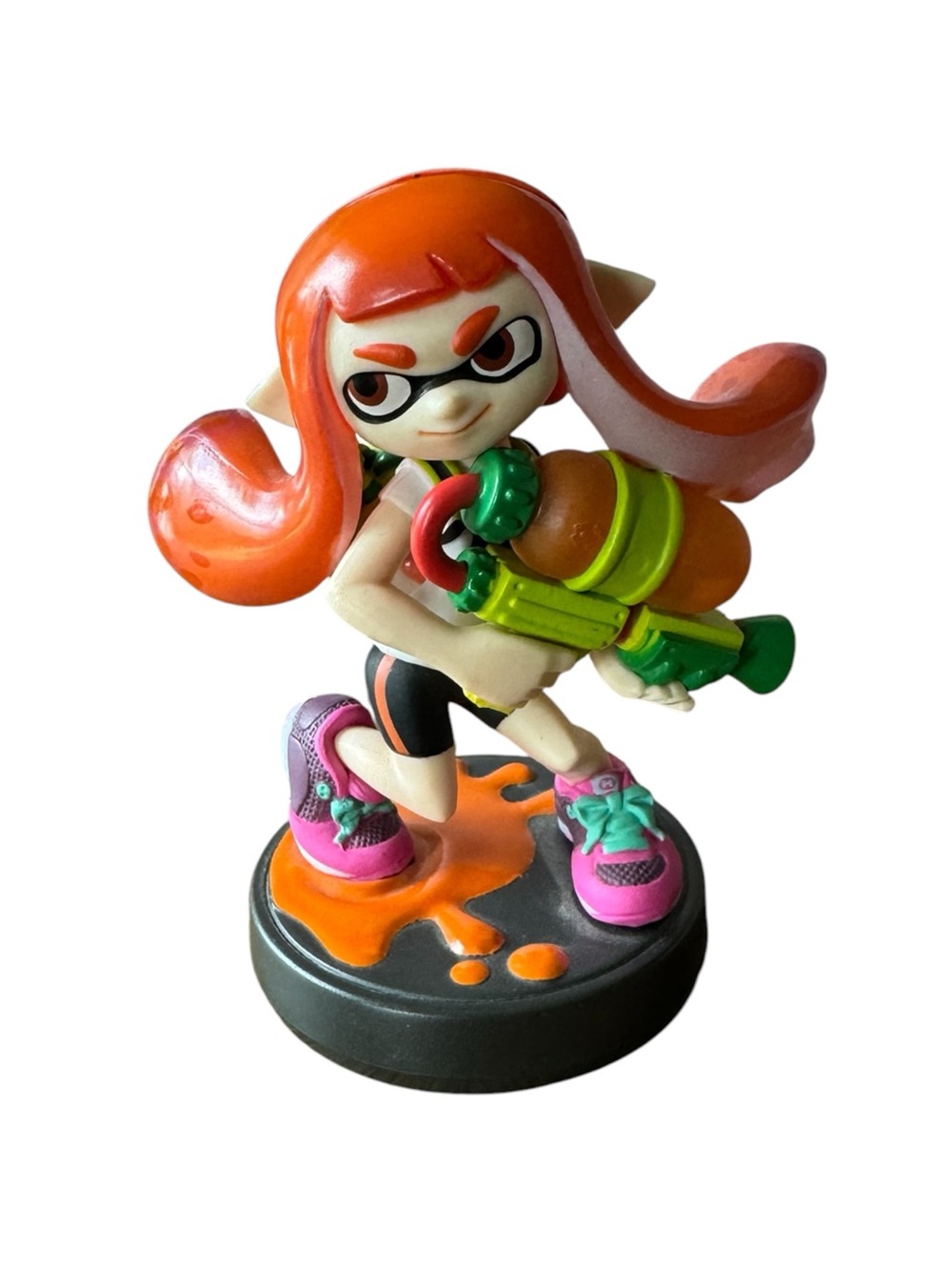 Nintendo Orange Inkling Girl amiibo Splatoon Series Collectible